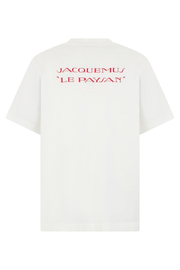 White Crew Neck T-Shirt 2