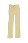Yellow Flared High Rise Jeans 1