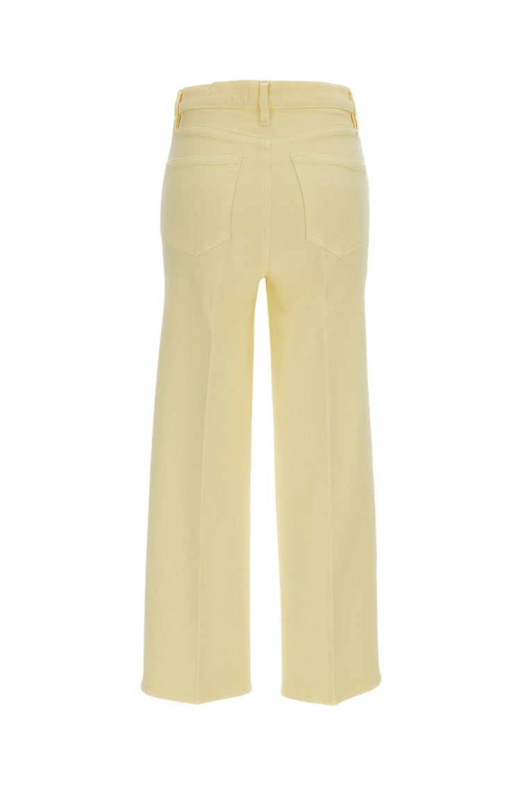 Yellow Flared High Rise Jeans 2