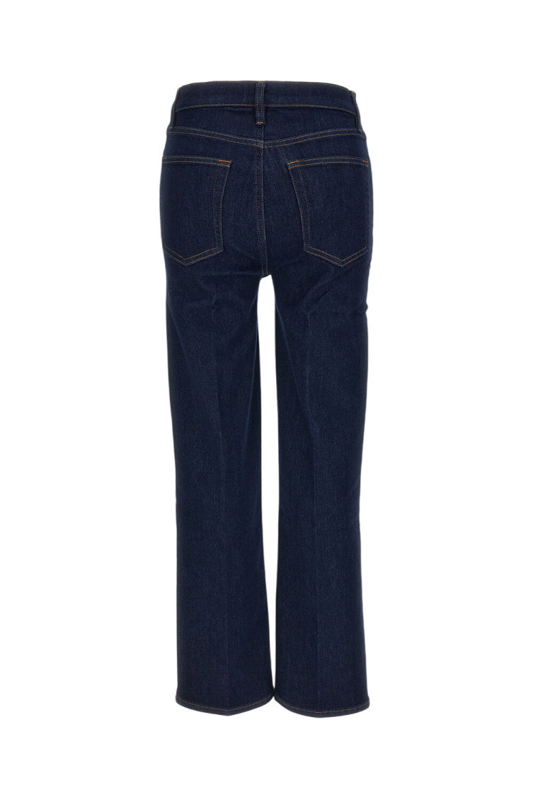 Dark Blue High Rise Jeans 2