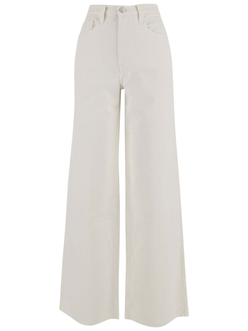 Off White Wide Leg High Rise Jeans 1
