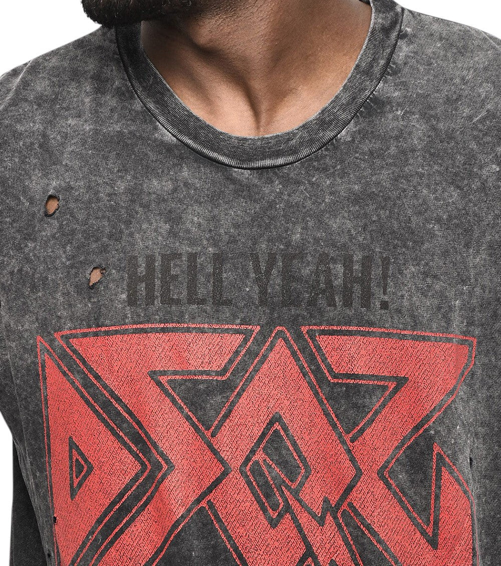 Dark Grey Graphic T-Shirt 3
