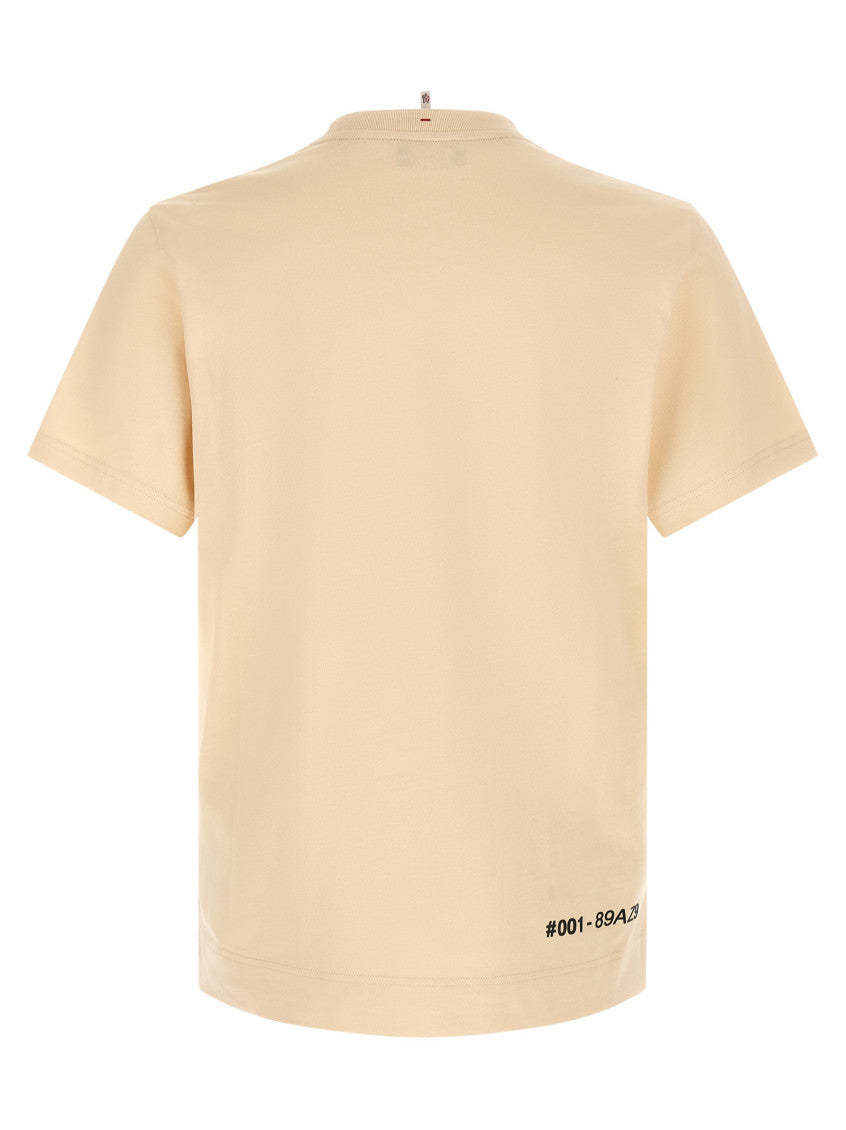 Beige Crew Neck T-Shirt 2