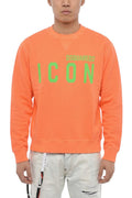 Orange Crew Neck Sweatshirt 1