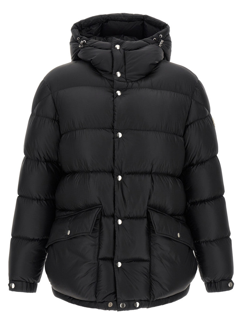 Black Quilted Down Jacket 1