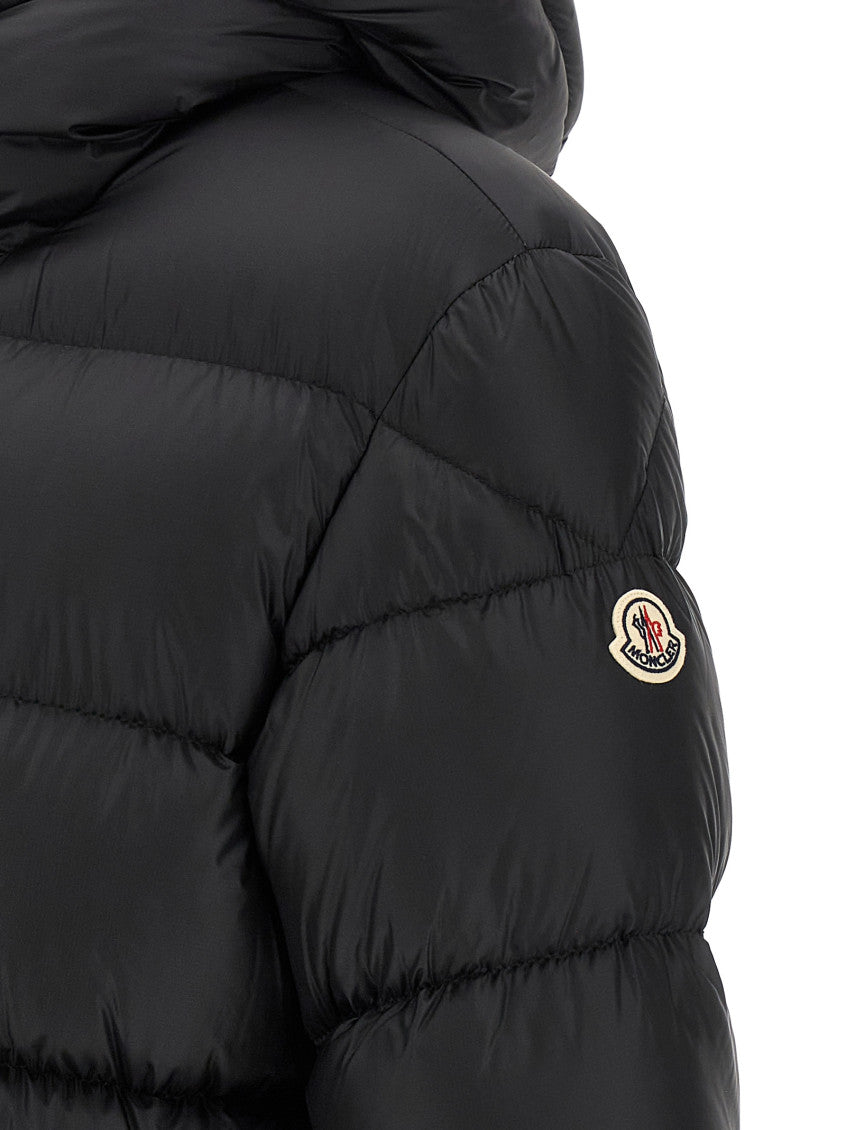 Black Quilted Down Jacket 4
