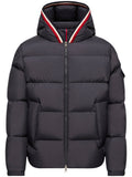 Navy Quilted Hood Jacket 1