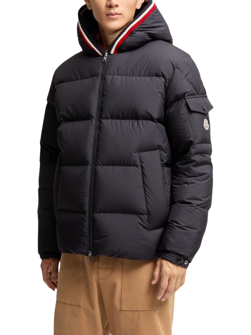 Navy Quilted Hood Jacket 2