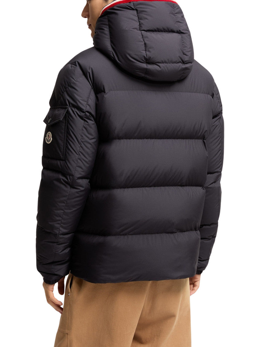 Navy Quilted Hood Jacket 3