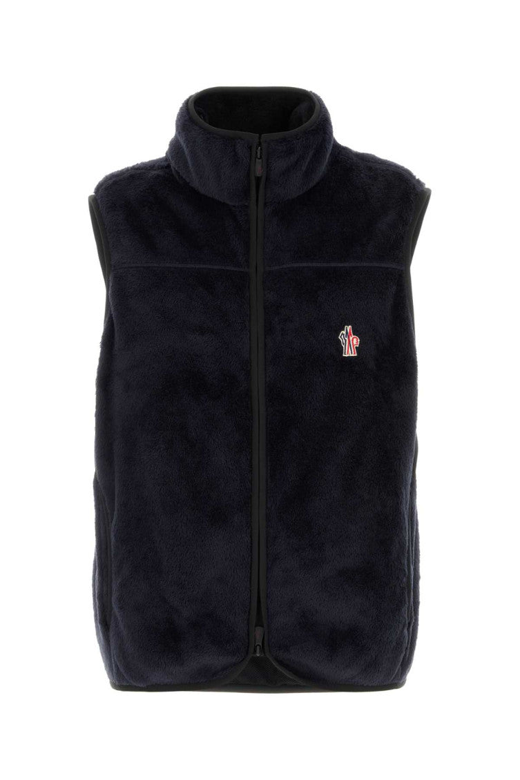 Blue Mock Collar Jacket 1