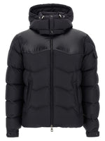 Black Quilted Down Jacket 1
