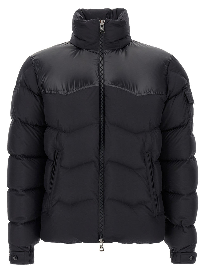 Black Quilted Down Jacket 2