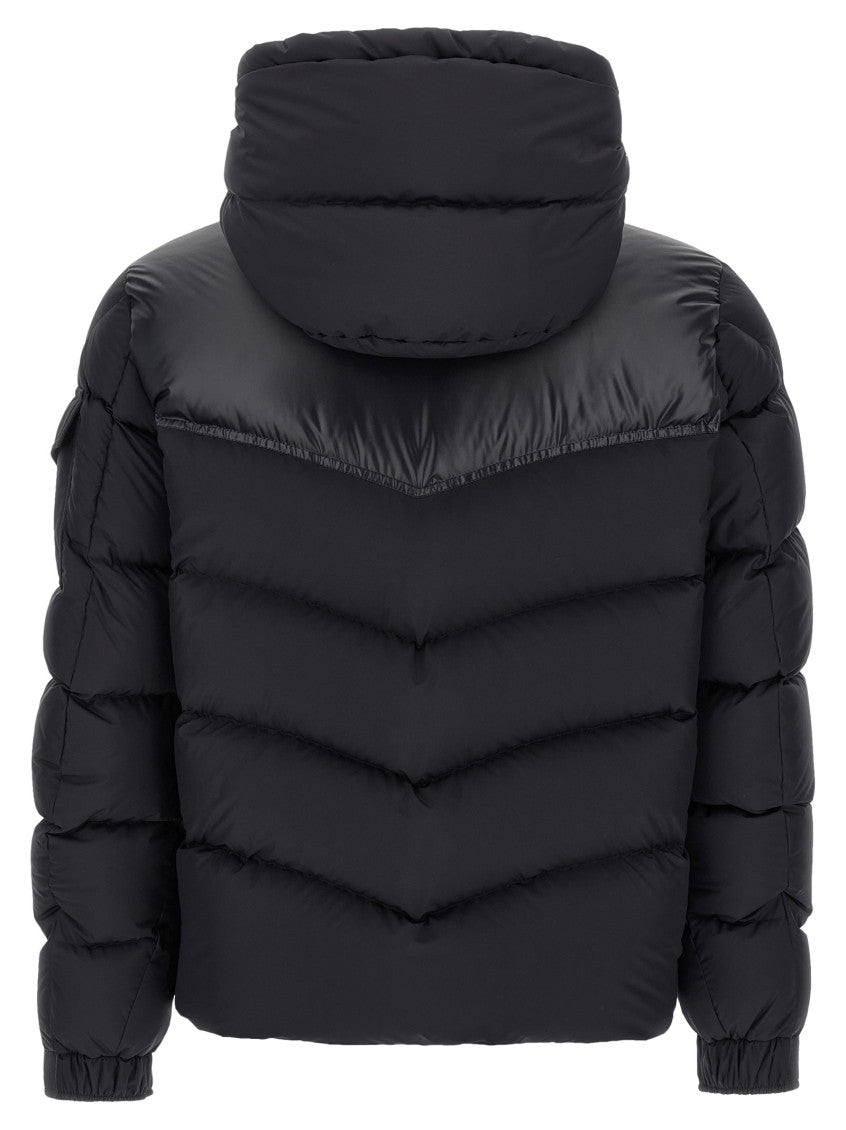 Black Quilted Down Jacket 3