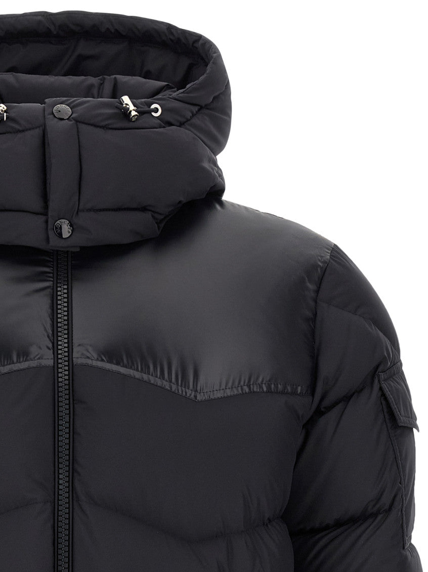 Black Quilted Down Jacket 4