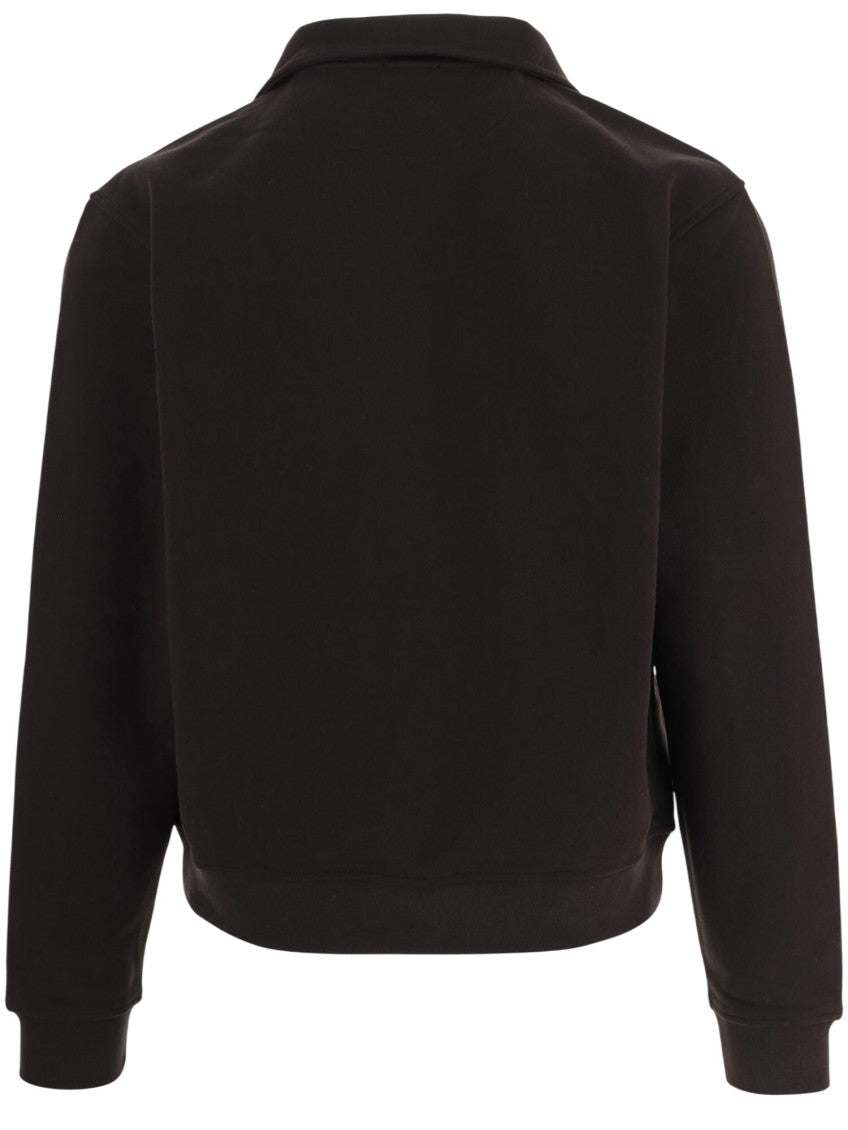 Dark Brown Logo Sweater 2