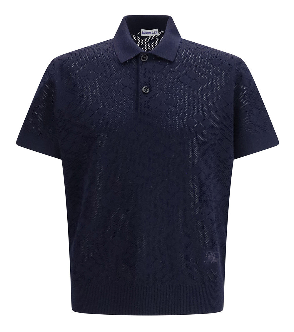 Blue Shirt Collar Polo 1