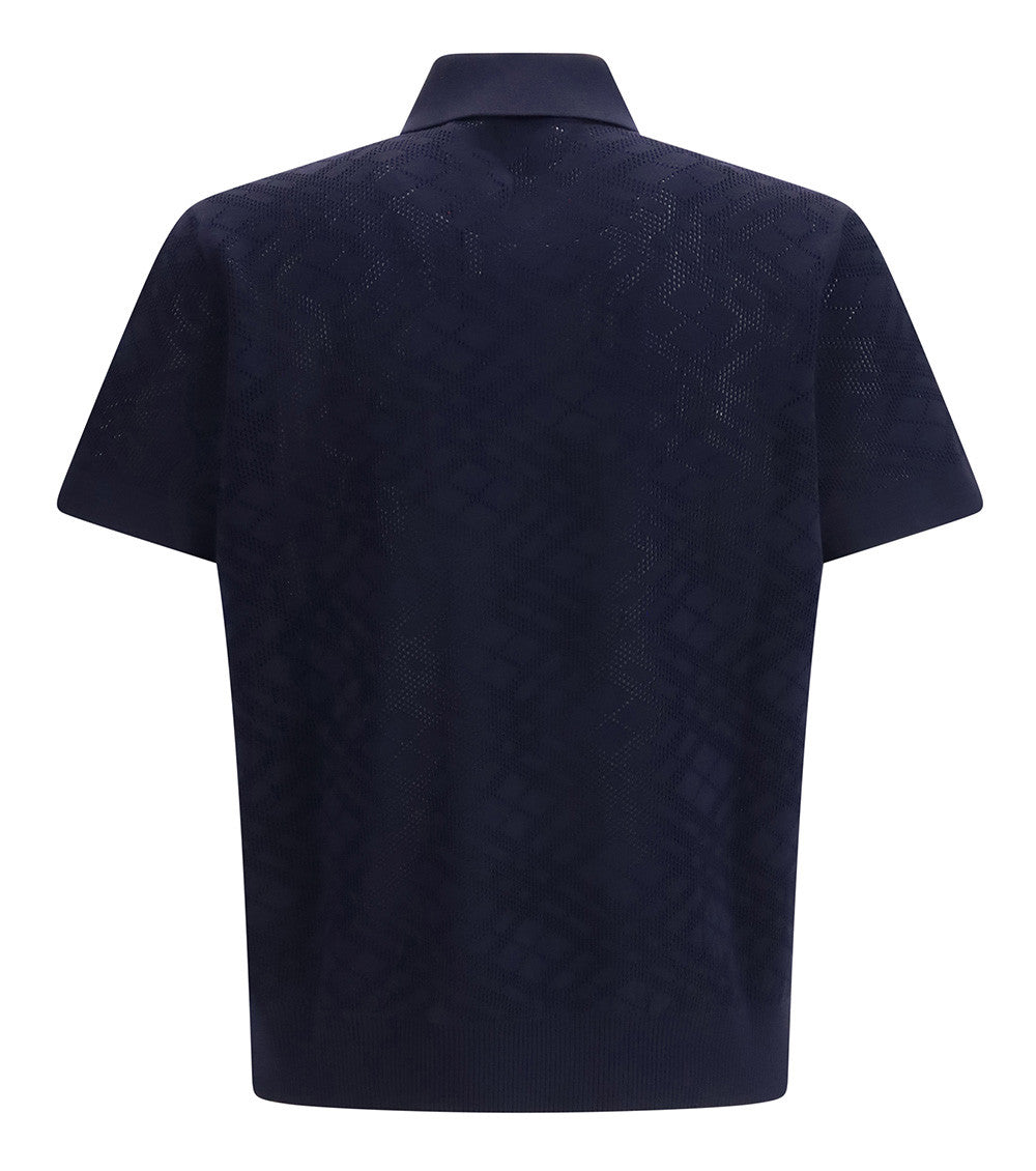 Blue Shirt Collar Polo 2