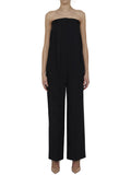 Black Tailored Flat Front Pants 1