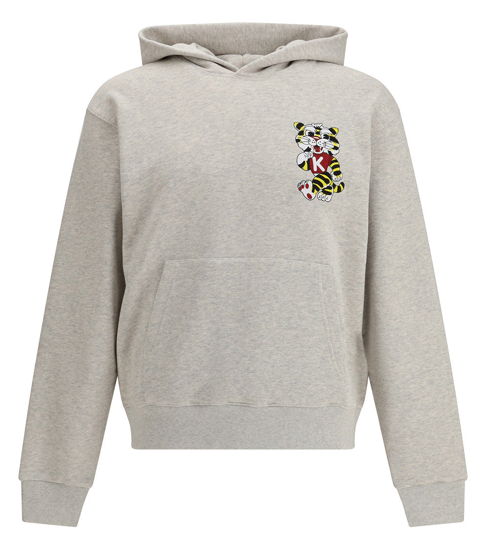 Light Grey Relaxed Hoodie 1