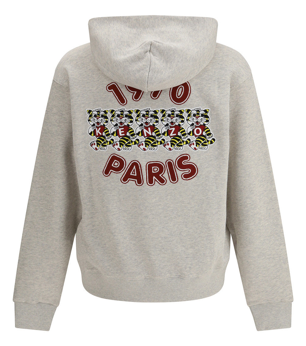 Light Grey Relaxed Hoodie 2