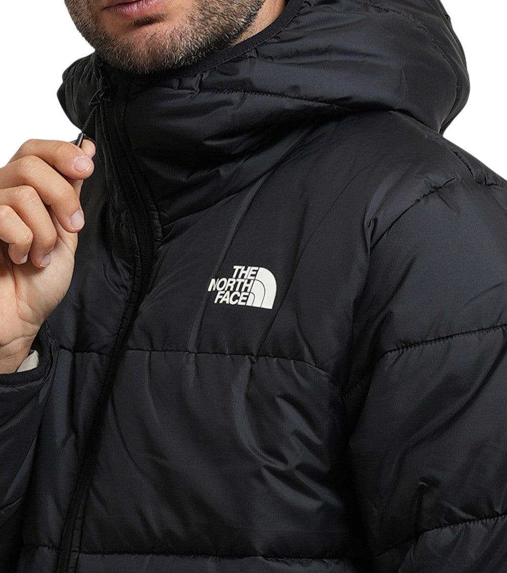 Black Quilted Hood Jacket 3