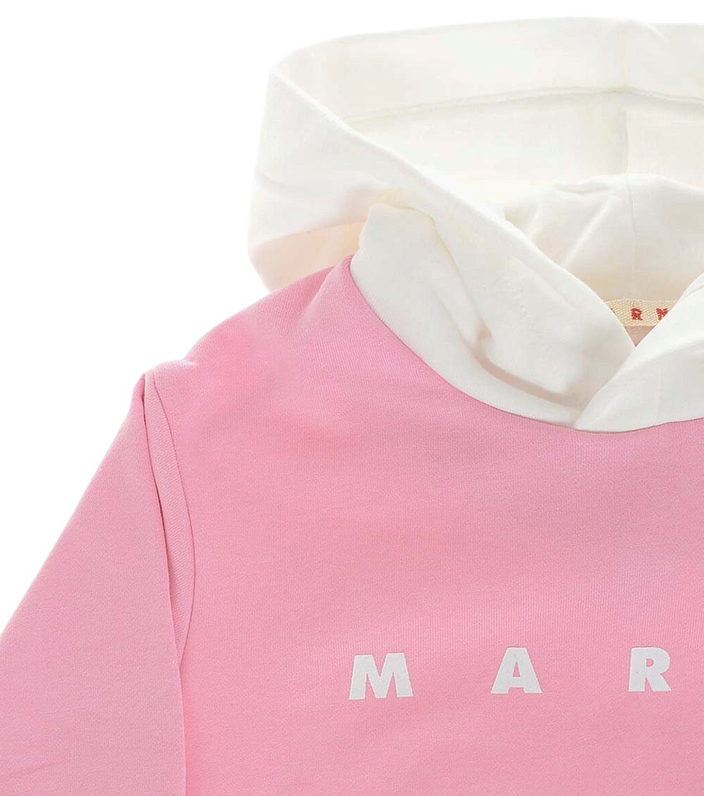 Girls Pink Logo Hoodie 3
