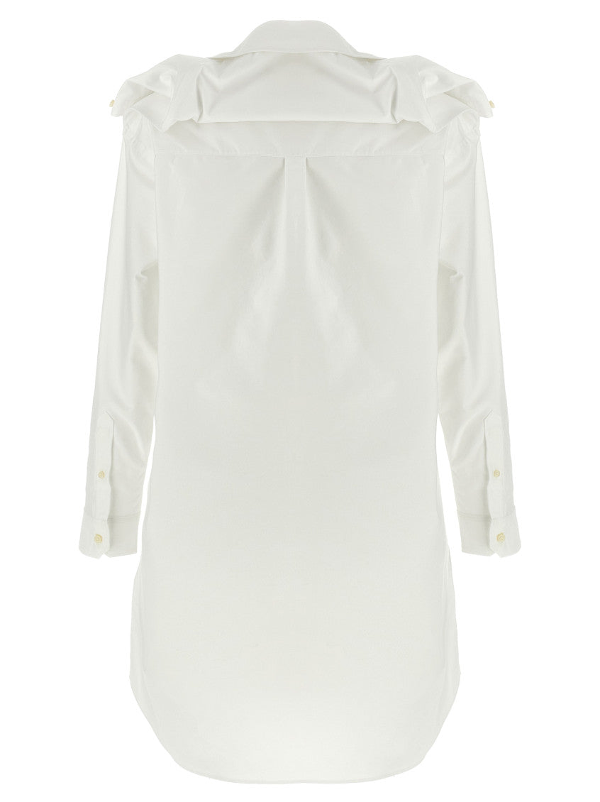White Chemisier dress  2