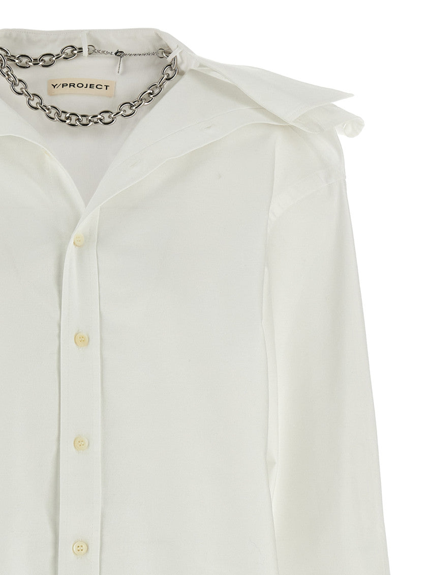 White Chemisier dress  3