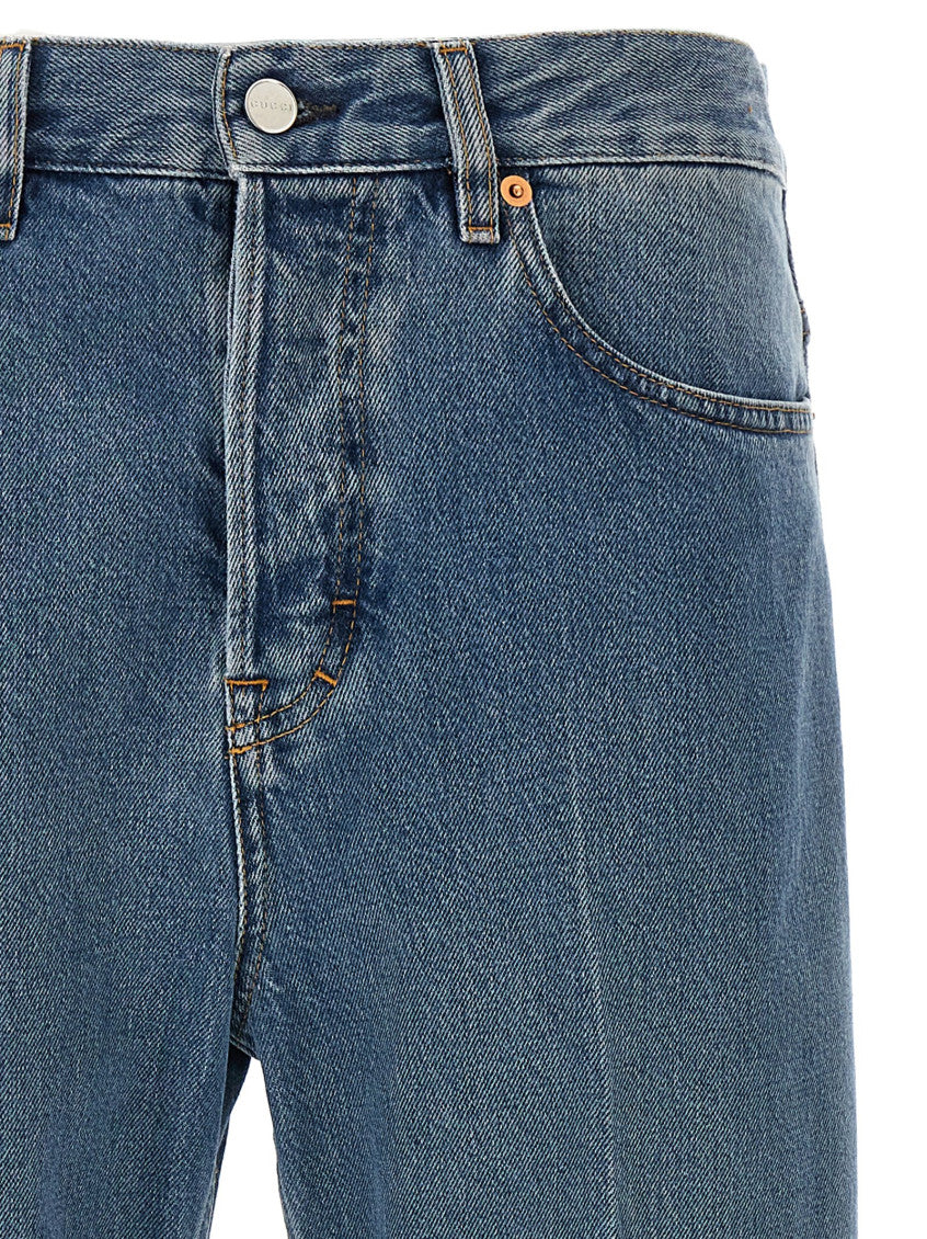 Light Blue Cropped jeans 3