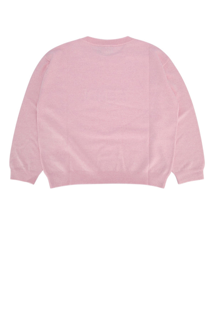 Kids Pink Crew-Neck Jumper 2