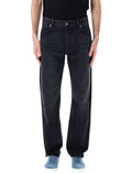 Black Straight-leg Jeans 1