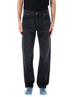 Black Straight-leg Jeans 1