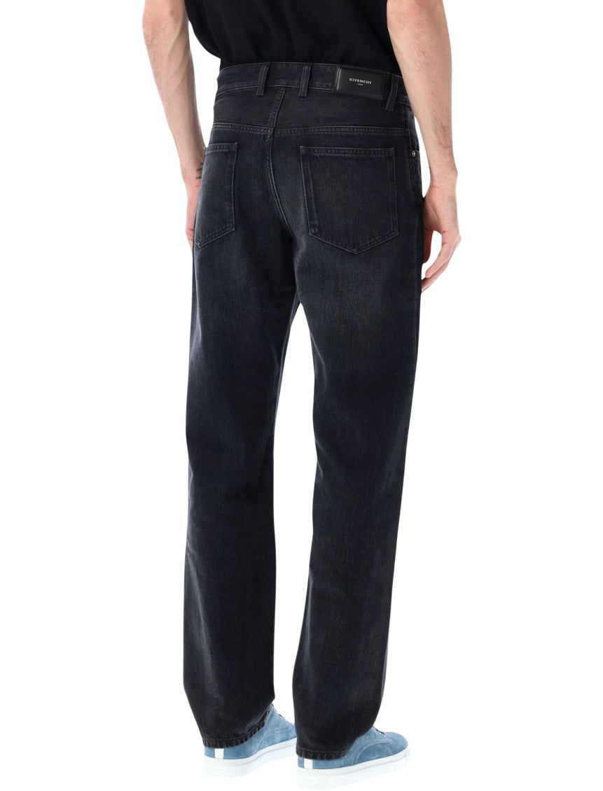 Black Straight-leg Jeans 2