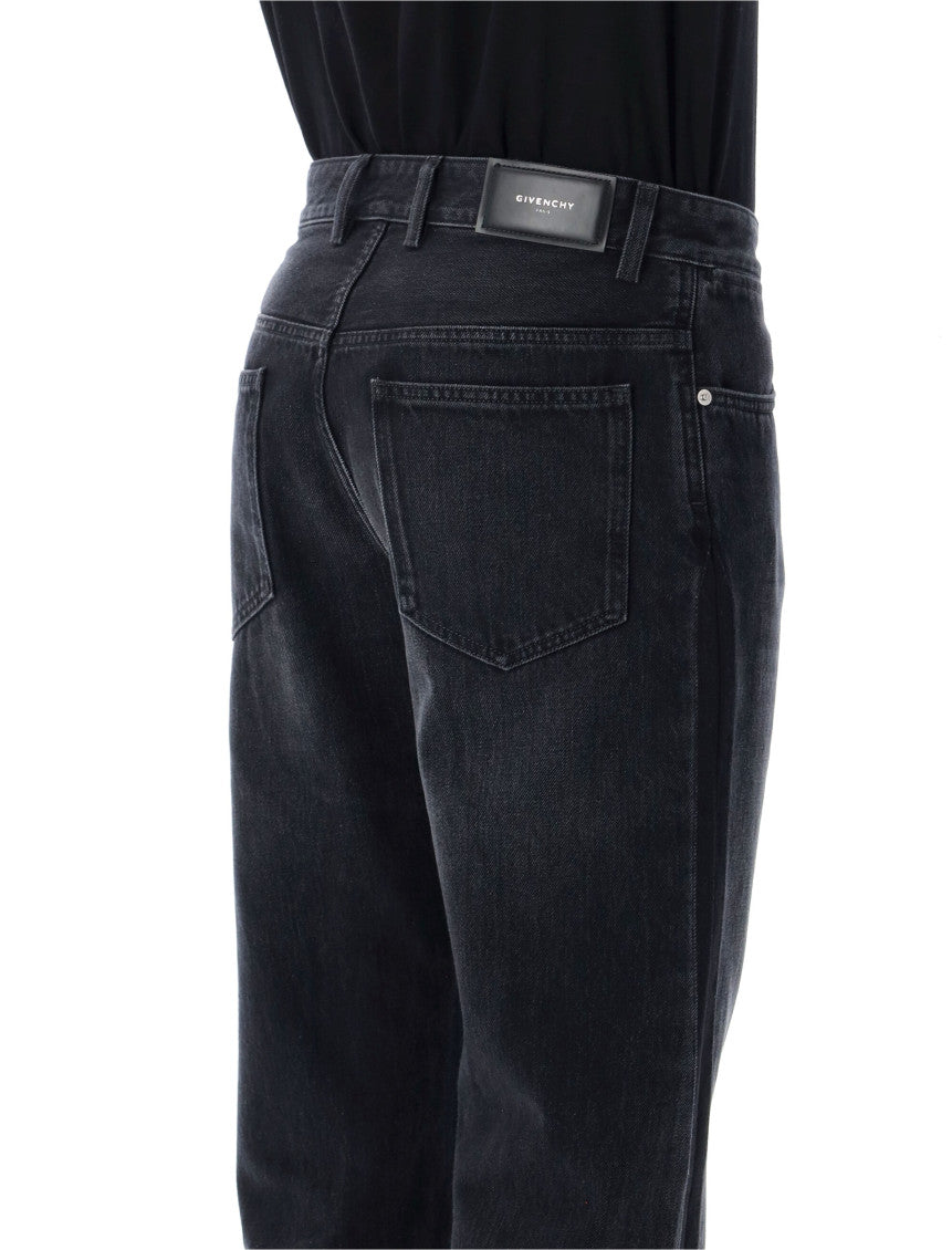 Black Straight-leg Jeans 3