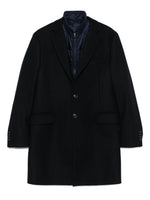 Navy Blue High-neck Coat 1