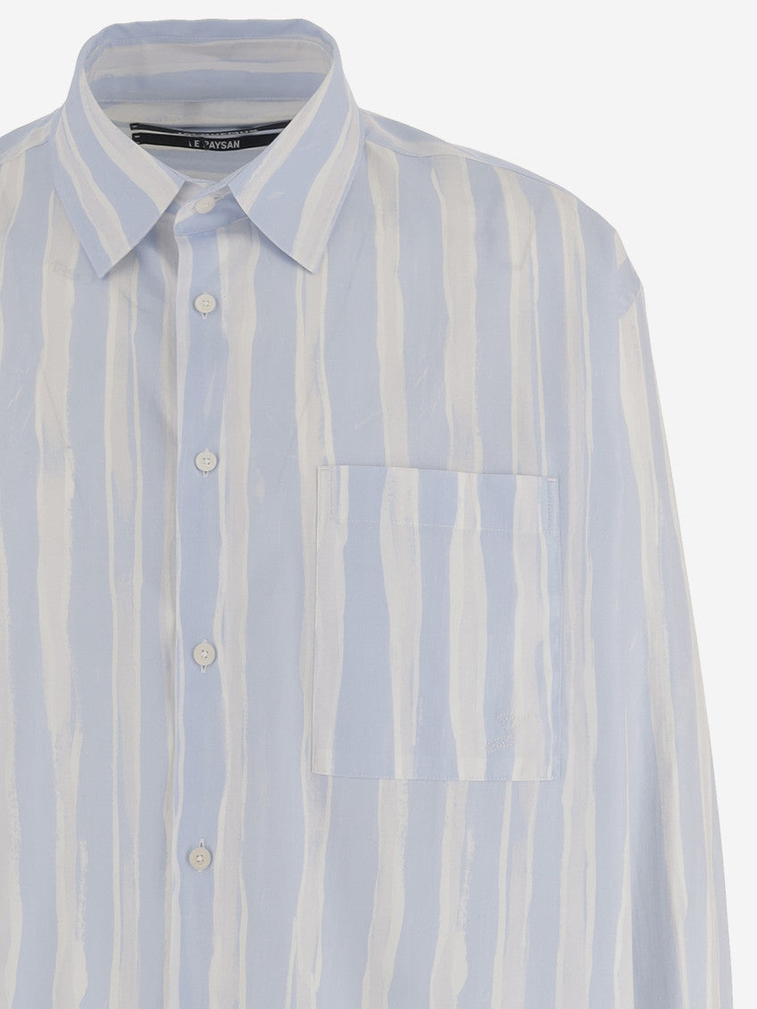 Light Blue Striped Shirt 3