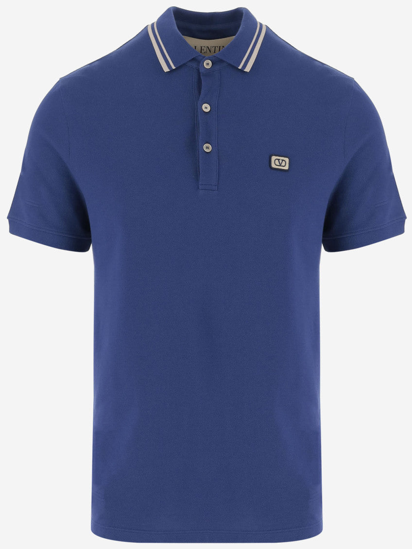 Blue Logo Polo 1