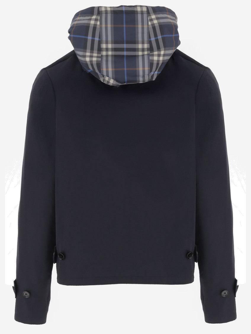 Navy Blue Check Jacket 2