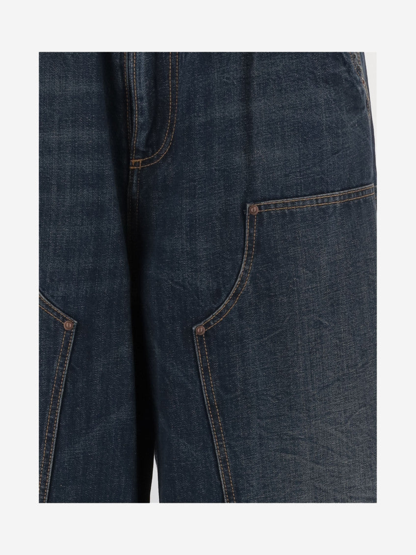 Blue Wide-Leg Jeans 3