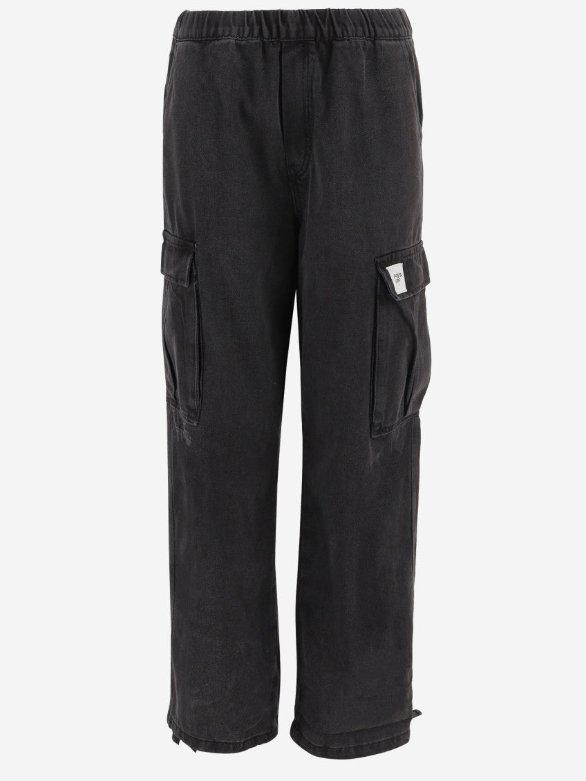 Black Cargo Pants 1