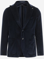 Navy Blue Single-breasted Blazer 1