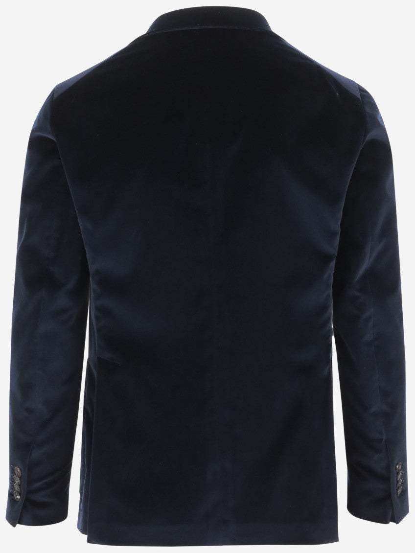 Navy Blue Single-breasted Blazer 2
