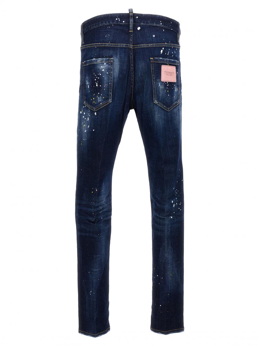 Blue Mid Rise Jeans 3