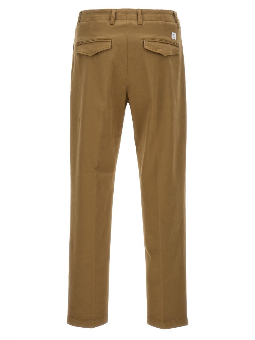 Beige Cotton Pants 3