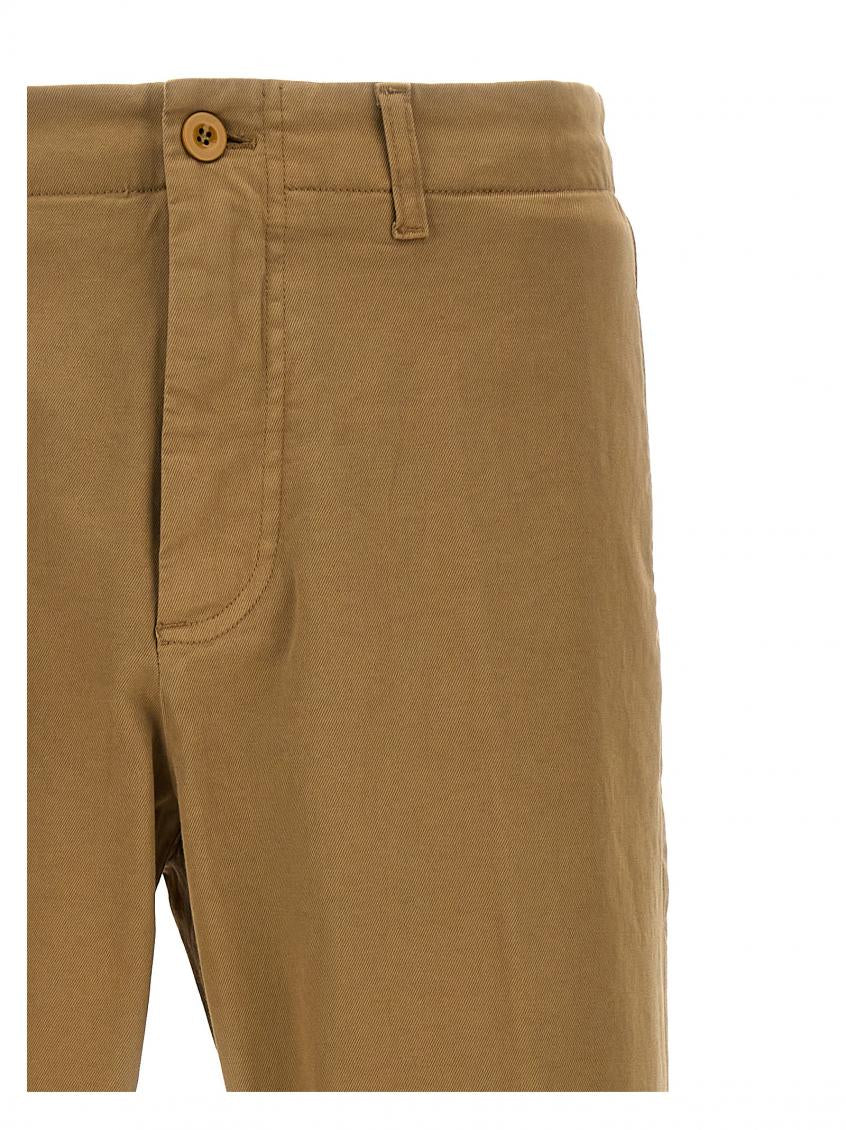Beige Cotton Pants 4