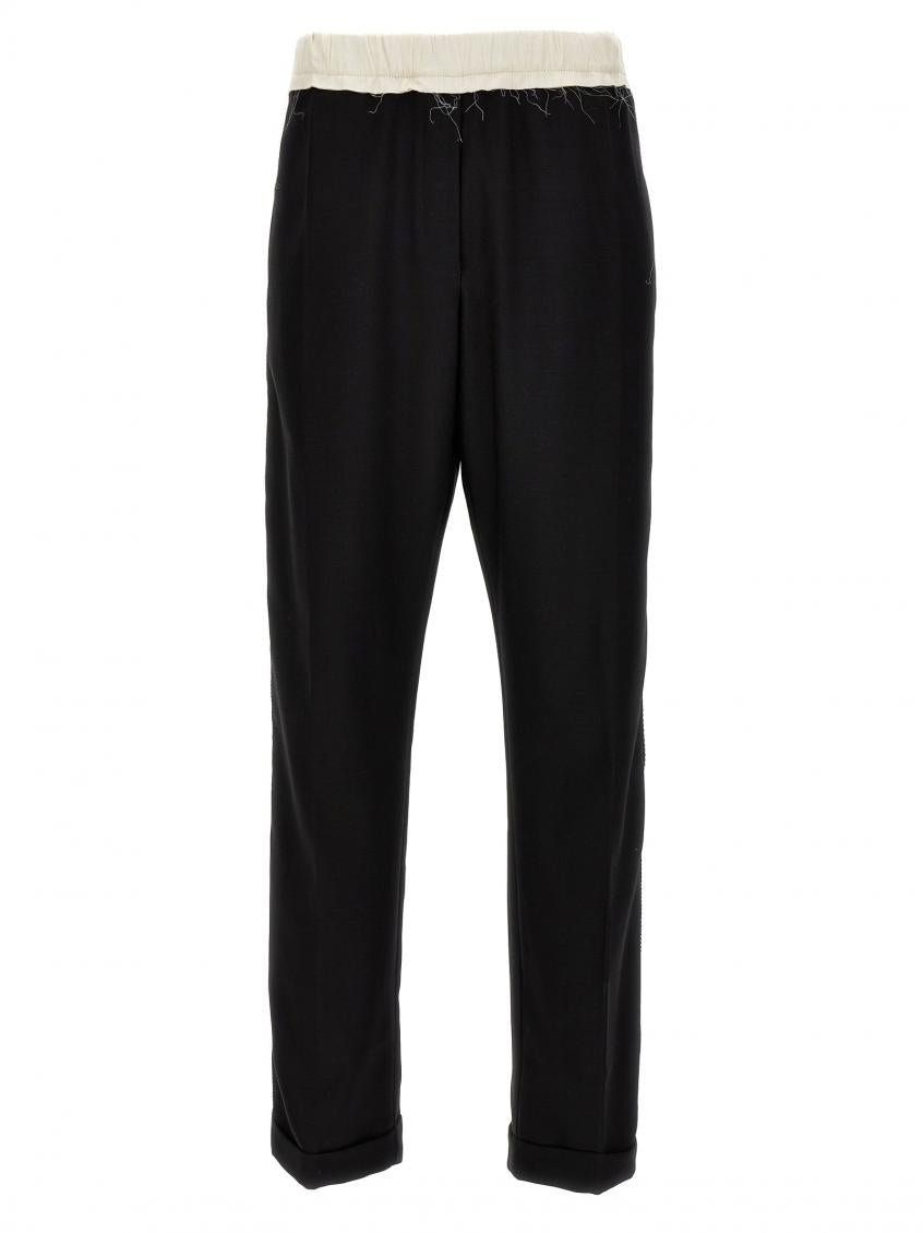 Black Frayed Pants 2