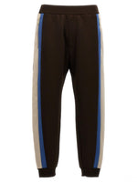 Brown Contrast Bands Joggers 1