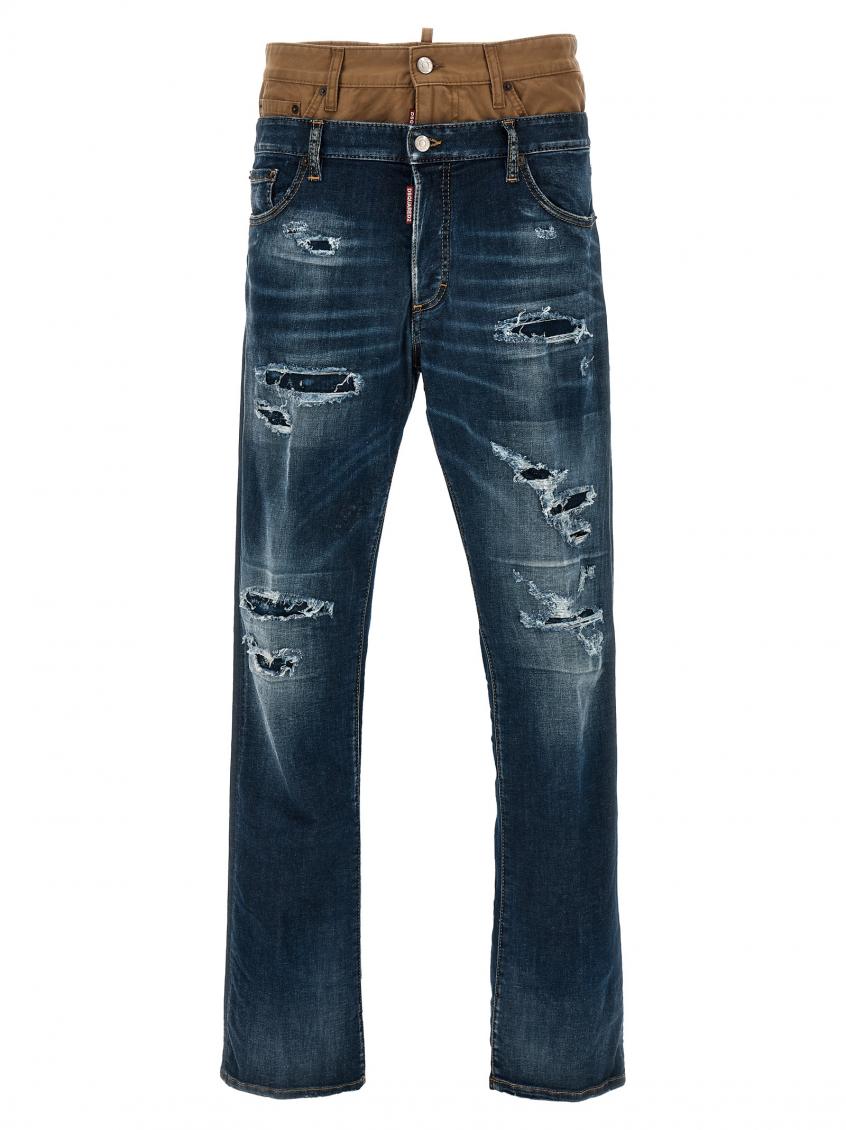 Blue Logo Tag Jeans 2