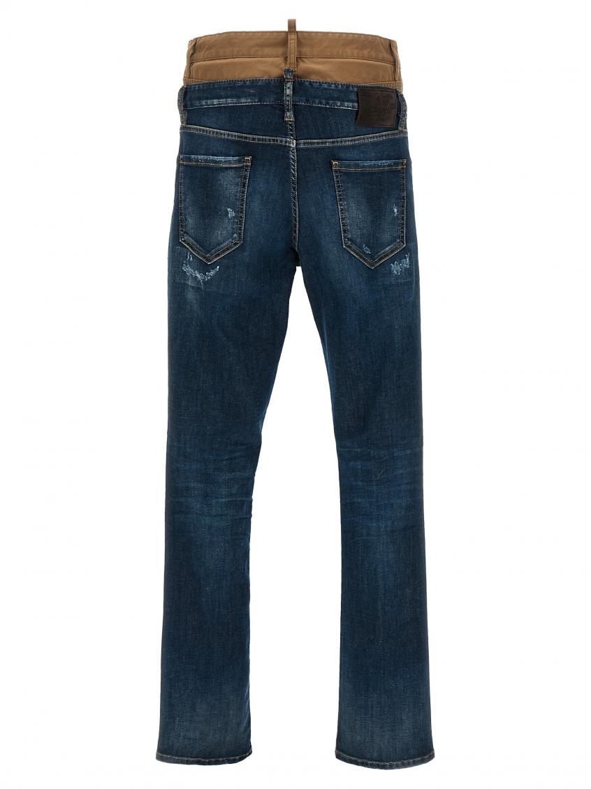 Blue Logo Tag Jeans 3