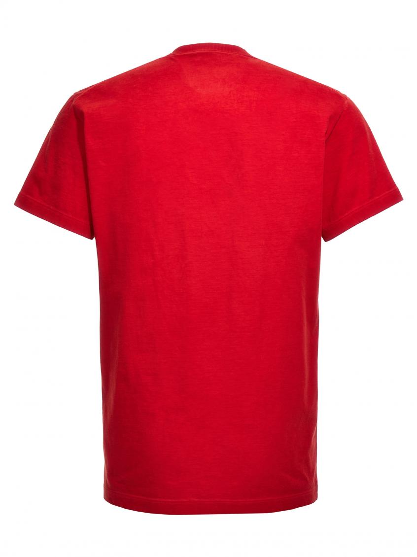 Red Slogan Print T-shirt 3